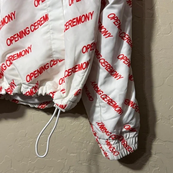 Opening Ceremony Multicolor All Over Logo Warm Up Jacket. Zip front lined. - Picture 2 of 5